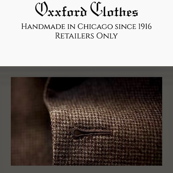 Oxxford Sport jacket Super Worsted made in USA Chicago the 3 pics are outside - Picture 4 of 6